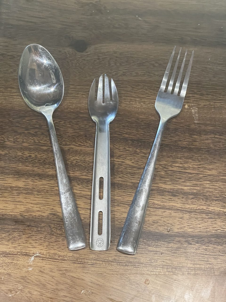 fork and spoon vs spork backpacking